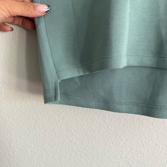 Alphalete Teal ELMTS Half Sleeve Hoodie. Size Medium - Picture 6 of 7